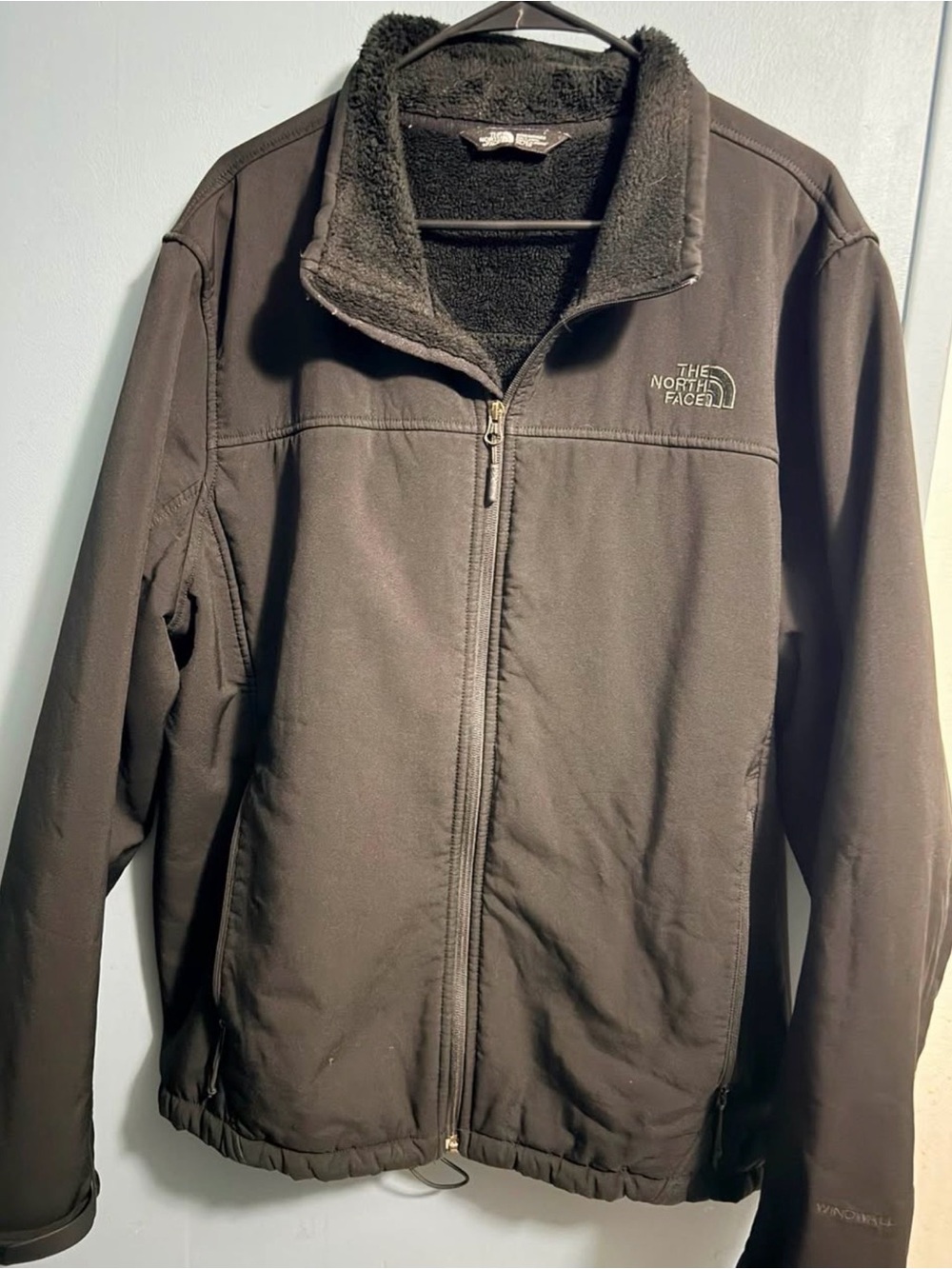 The North Face Men’s Dark Brown Sherpa-Lined Jacket